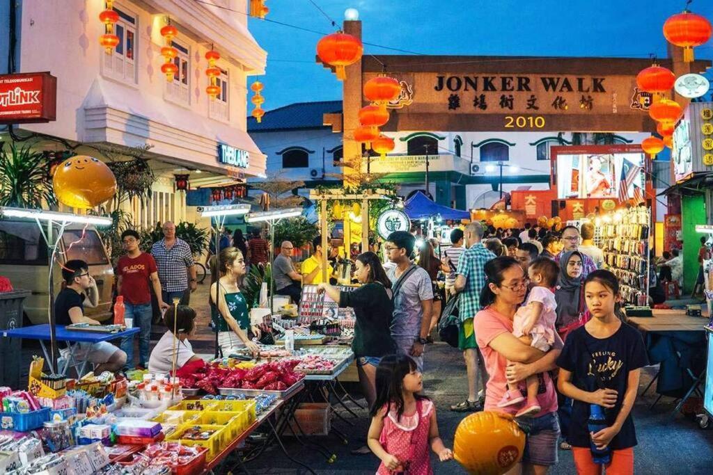 New! Jonker Street Loft 3Br Melaka 10Pax Lägenhet Exteriör bild